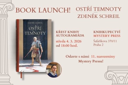 Zveme vás na BOOK LAUNCH Ostří temnoty!