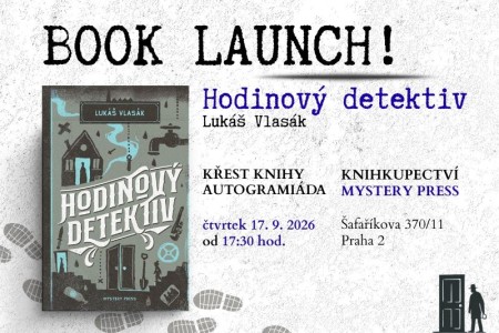 Zveme vás na BOOK LAUNCH Hodinového detektiva!