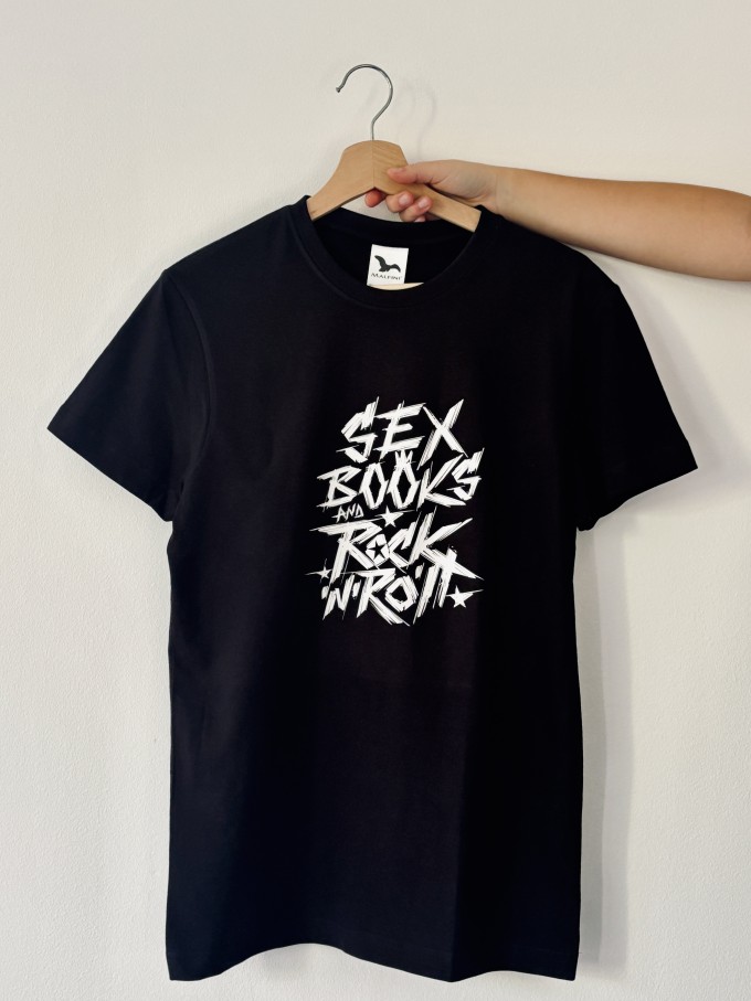 Triko SEX, BOOKS & ROCK'N'ROLL - L